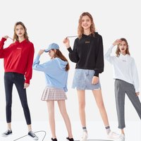 Semir 森马 019160290 女士连帽卫衣