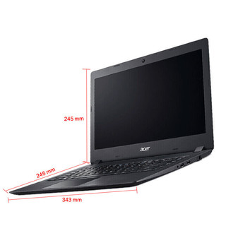 acer 宏碁 湃3 A314  13.3英寸 笔记本电脑 (黑色、赛扬N3450、8GB、128GB SSD+500GB HDD、核显)