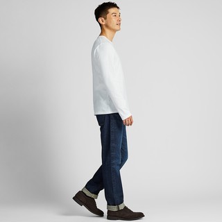 UNIQLO 优衣库 SUPIMA COTTON 420272 男士长袖圆领T恤  