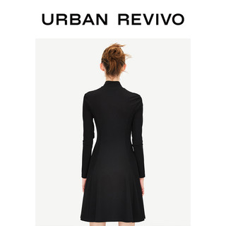 URBAN REVIVO WE01R7EN2000 女款高领连衣裙