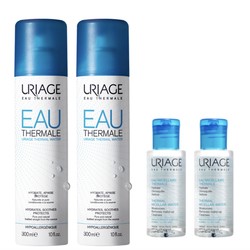 uriage 依泉 舒缓保湿喷雾 300ml*2支装 （赠 保湿舒润洁肤水50ml*2） *5件