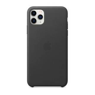Apple iPhone 11 Pro Max 皮革保护壳  黑色