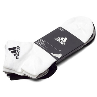 阿迪达斯ADIDAS 2018夏季 中性 PER ANKLE T 3PP 运动袜 袜子(3双装) AA2322 S码