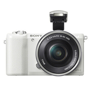 SONY 索尼 A6000L APS-C画幅 微单相机 白色 E PZ 16-50mm F3.5 OSS 变焦镜头 单头套机
