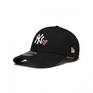 NEW ERA MLB NY 桃心弯檐帽棒球帽