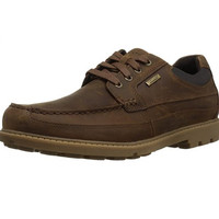 ROCKPORT 乐步 Storm Rider 男士真皮休闲鞋 Boston Tan Leather US7