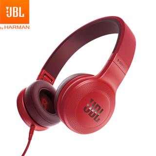 JBL E35 头戴式耳机耳麦 手机耳机 音乐耳机 游戏耳机 带麦可通话 胭脂红