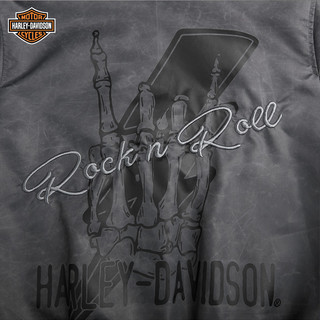 HARLEY-DAVIDSON 哈雷戴维森 男士棒球领飞行员夹克