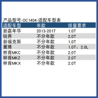 MAHLE 马勒 OC1404 机油滤芯 福特/林肯可用