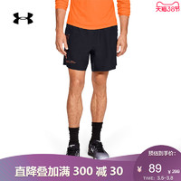 UNDER ARMOUR 安德玛 Speed 运动裤 (黑色、S)