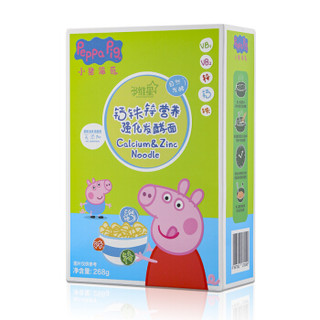 Peppa Pig 小猪佩奇 婴幼钙铁锌硒面条 268g