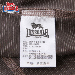 LONSDALE 龙狮戴尔 189050136 男士长袖T恤