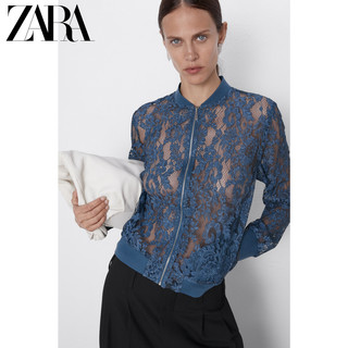 ZARA 08741232400 女装蕾丝飞行员夹克