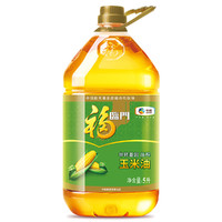 中粮 福临门 非转基因压榨一级玉米油 5L