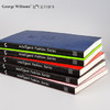 George Willsons 乔先生 智尚五只蜗牛 笔记本 (5本装、黑红蓝粉绿、A5、软面抄、线装式装订)