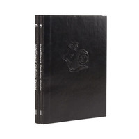 George Willsons 乔先生 智尚五只蜗牛 笔记本 (2本装、曜石黑、A5、软面抄、线装式装订)