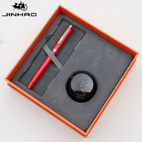 金豪 996 钢笔 (红色 、1.0mm弯尖、 精装墨水礼盒)