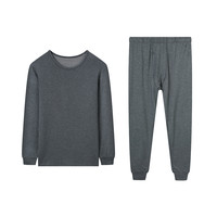 maxwin 男式+5度圆领倍暖内衣套装