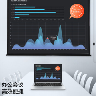 毕亚兹 无线同屏器手机投屏器5G双频 苹果平板转电视投影仪HDMI推送 【5G游戏级传输】R23