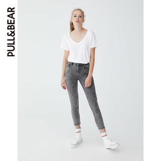 PULL＆BEAR 05687303 女士高腰牛仔裤