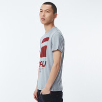 G－STAR RAW 男士LOGO印花T恤 D08780 grey htr S