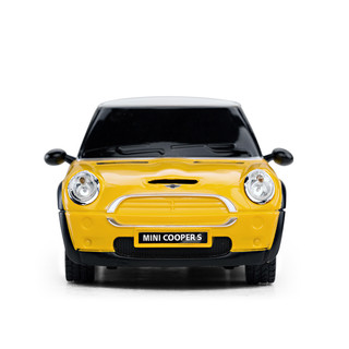 Rastar 星辉 1:24宝马MINI COOPER S动态遥控车模 15000黄色