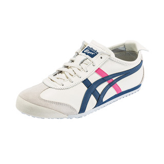 Onitsuka Tiger 鬼塚虎 MEXICO 66系列 女士休闲运动鞋 1182A078-103 白/深蓝/玫红 36