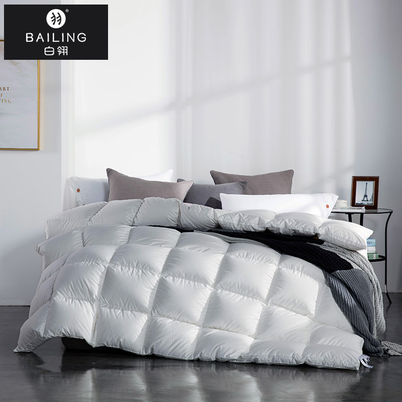 white feather 白翎 白鹅毛冬被芯 150*200cm(填充600g)