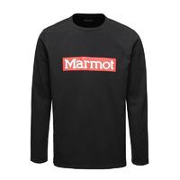Marmot 土拨鼠 R44310 户外男士柔软舒适弹性长袖棉薄款T恤