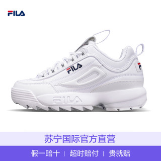 FILA 斐乐 破坏者2代 男款休闲鞋Premium白色1FM00139-125 US12