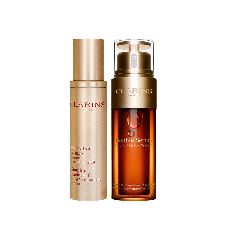 CLARINS 娇韵诗 护肤套装 (双萃精华50ml+V脸精华50ml)