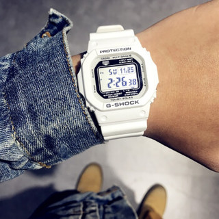 CASIO 卡西欧 G-SHOCK系列 43.2毫米太阳能电波腕表 GW-M5610MW-7