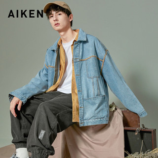 AiKEN 爱肯 AK319A-071203 男士牛仔夹克