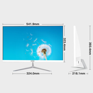 onebot D24 23.8英寸商务办公高清大屏一体机台式电脑(四核J3160 4G 128GSSD WiFi蓝牙 3年质保 键鼠)白