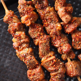 商品卓宸 新西兰牛肉串 260g/袋 10串 bbq烧烤食材 原味