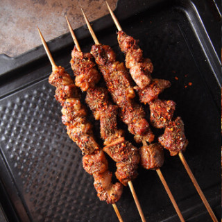 商品卓宸 新西兰牛肉串 260g/袋 10串 bbq烧烤食材 原味