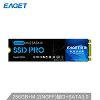 忆捷（EAGET）256GB SSD固态硬盘 M.2(NGFF)接口 迷你小巧静音防震 S300L系列(2280) 三年换新