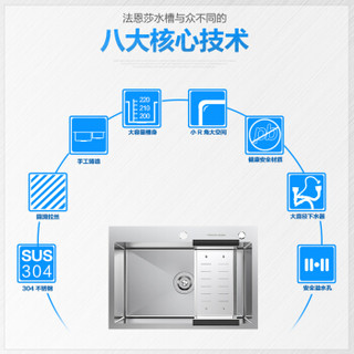 FAENZA 法恩莎 FGP101SD 手工单槽