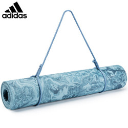 阿迪达斯（adidas）瑜伽垫TPE材质 迷彩原色防滑5mm厚 健身垫男女 ADYG-10500RS