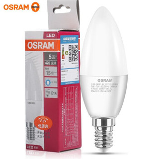 OSRAM 欧司朗 led灯泡 E14小螺口 5W 10只