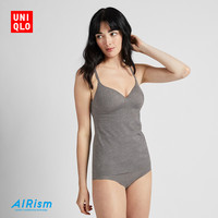 UNIQLO 优衣库 AIRism 416561 无缝V领吊带 