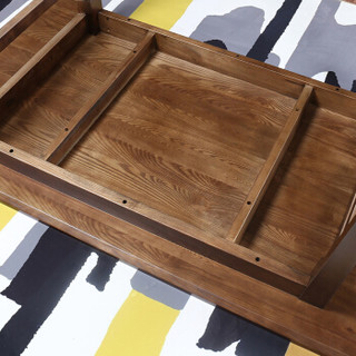 贝坦达 T509# 白蜡木餐桌椅组合 原木色 一桌4椅/配A字椅 1.6米长