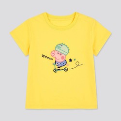 UNIQLO 优衣库 婴儿/幼儿 (UT) Peppa Pig 印花T恤 (短袖T恤) 424727