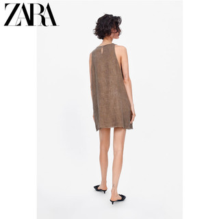 ZARA 08566047700 亚麻连衣裙 