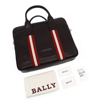 BALLY 巴利 男士黑色牛皮手提包