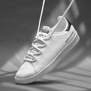 乔丹 男鞋板鞋小白鞋休闲鞋运动鞋男 XM2580311 白色/黑色 40.5