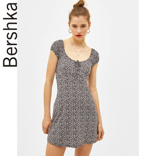 Bershka 巴适卡 00695326800 女士A字连衣短裙