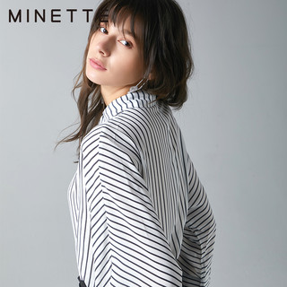 …minette 30218051022 女款条纹衬衫