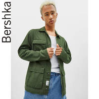 Bershka 巴适卡 01426900505 男士工装夹克 