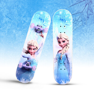 迪士尼(Disney)休闲滑板儿童四轮全闪刷街双翘板公路板冰雪奇缘DCD71194-Q